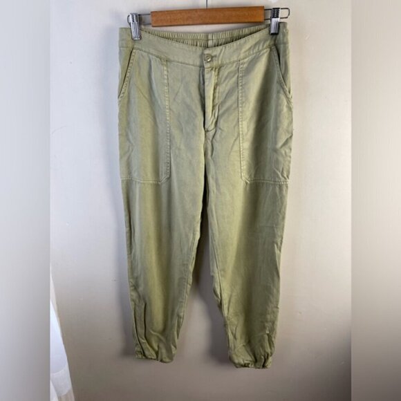 YOUNG FABULOUS & BROKE YFB Trooper‎ Pant Tencel Joggers Size small Green Coastal - Picture 3 of 13